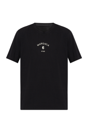 Black T-shirt with logo Maison Margiela - Vitkac GB